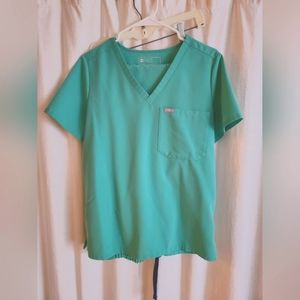 Figs Caterina Top Surgical Green